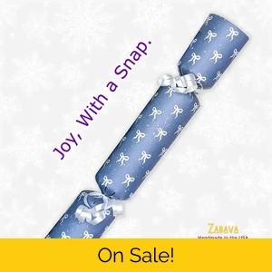 Country Christmas Bows - DIY Cracker Kit - Set of 6